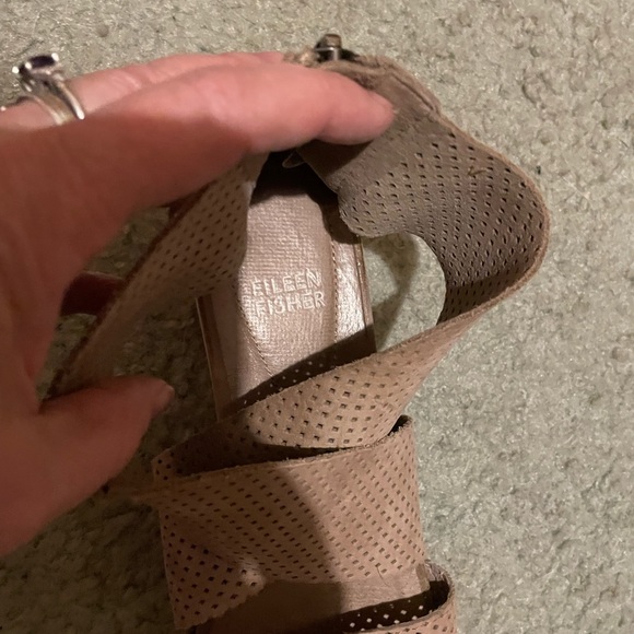 Eileen Fisher platform wedge sport sandals - Picture 8 of 10